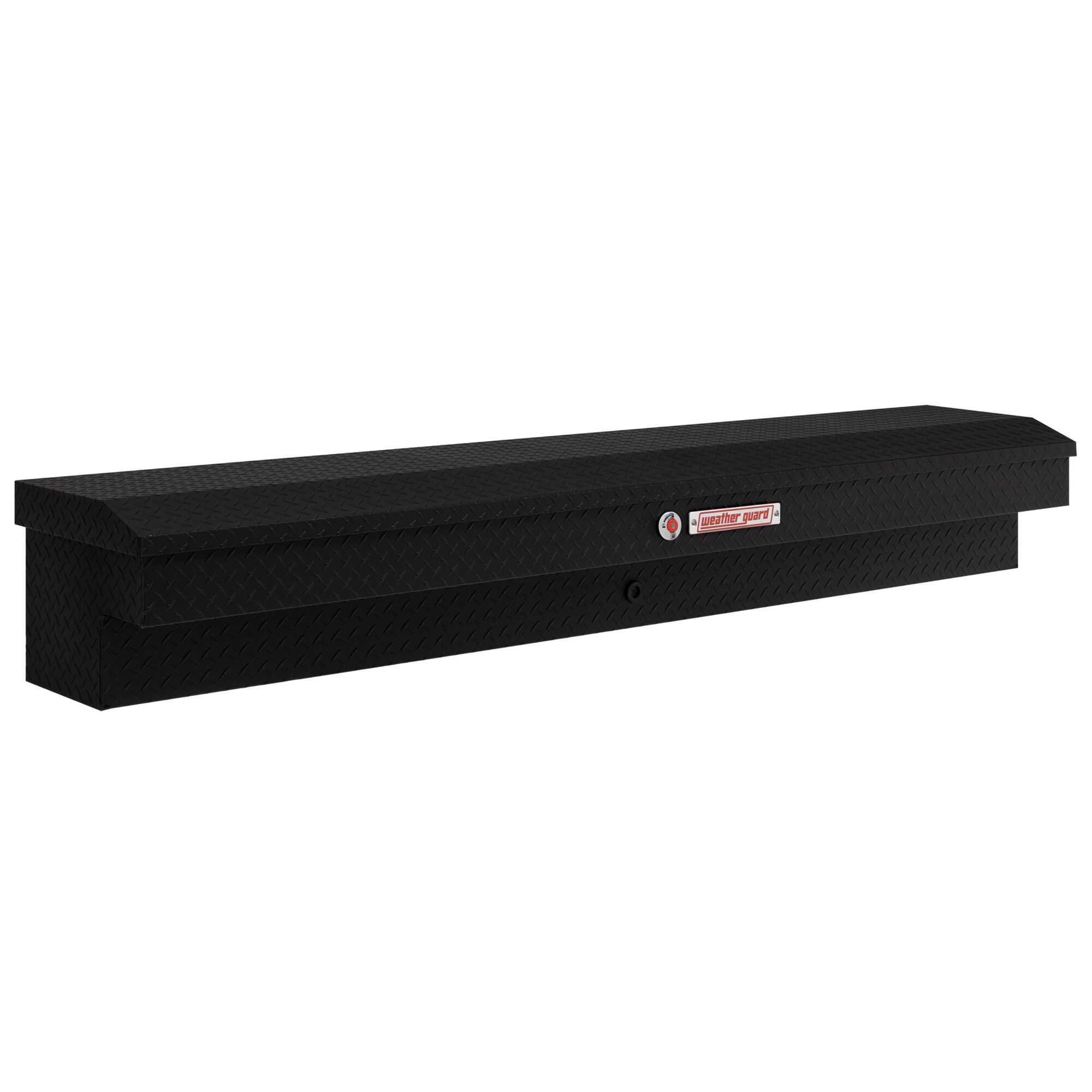 Weather Guard, 87in. Lo-Side Box, Aluminum, Textured Matte Black, Width 87 in, Material Aluminum, Color Finish Textured Matte Black, Model# 164-52-04